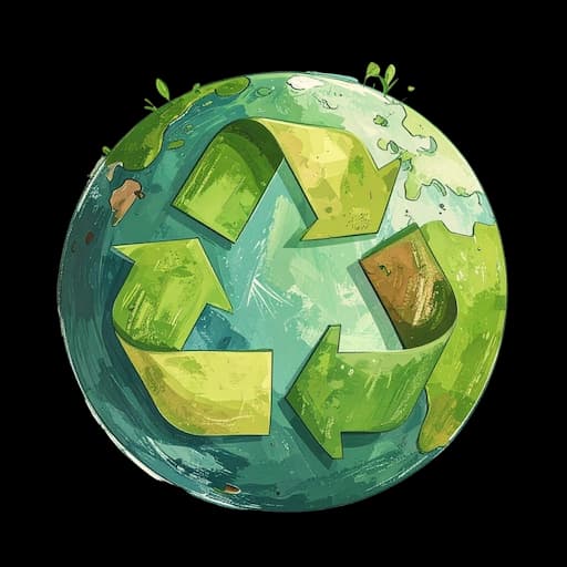 smiling earth cartoon